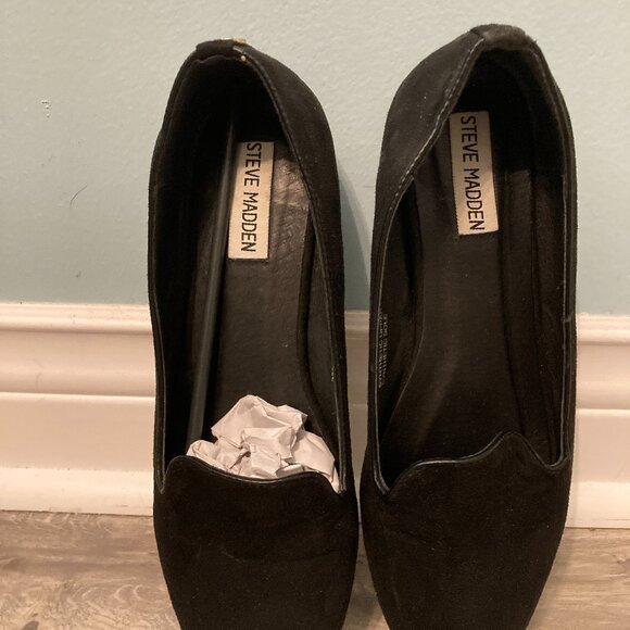 Steve Madden Black Dream Flats - Picture 4 of 5